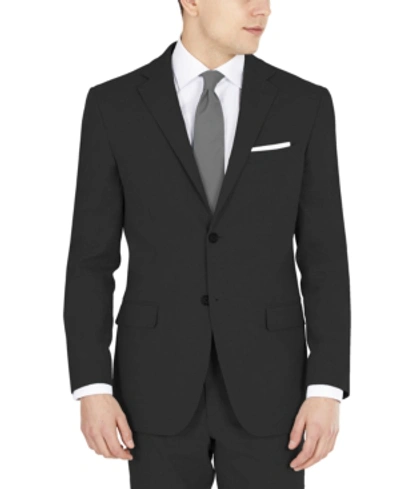 Dkny Men's Modern-fit Stretch Suit Jacket In Black