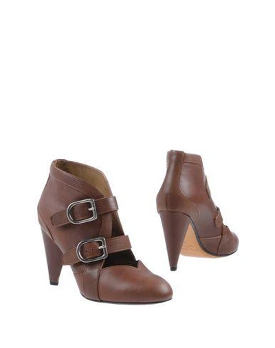 Sonia Rykiel Ankle Boot In Cocoa