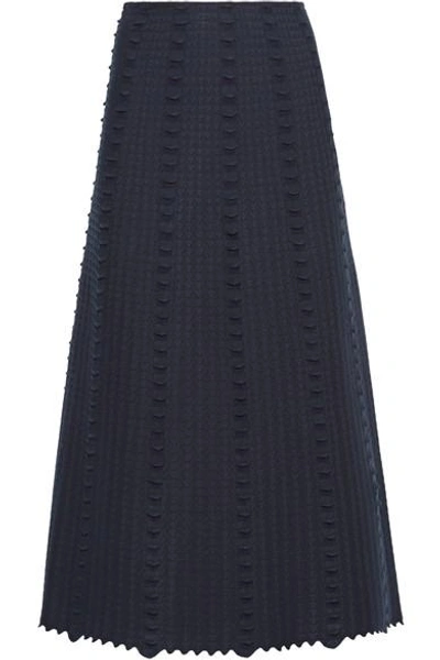 Alaïa Jacquard-knit Midi Skirt