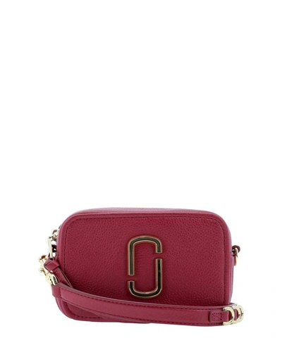 Marc Jacobs The Softshot 21 Leather Crossbody In Persian Red