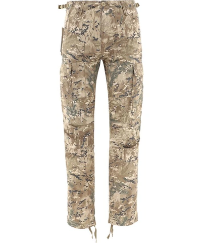 Carhartt "aviator" Camouflage Pants In Beige