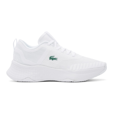 Lacoste Men's Court-drive Fly Textile Sneakers - 11 In White | ModeSens