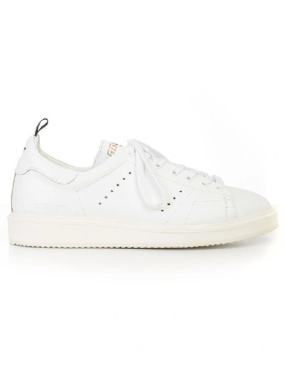 Golden Goose Deluxe Brand Perforated Sneakers In White