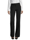 Hugo Boss Tulea Flared Bootleg Trousers In Black