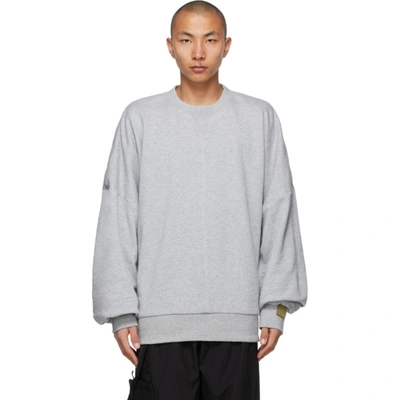 A. A. Spectrum Grey Collage Sweatshirt In Gray