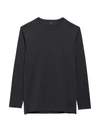 Theory Roy Luxe Jersey Long Sleeve Tee In Seamoss
