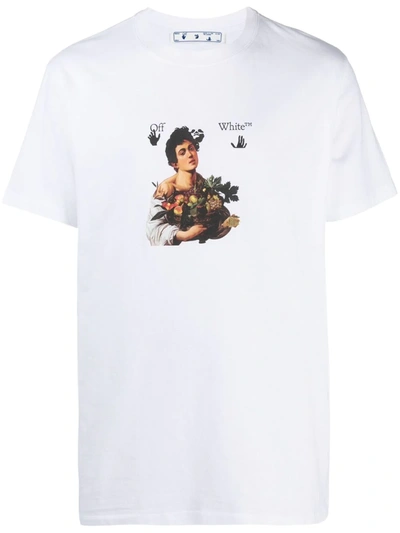 Off-white Caravaggio Boy Slim Fit T-shirt In White