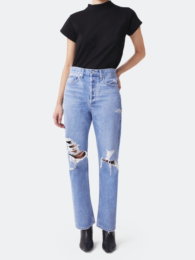 Agolde 90s Mid Rise Straight Fit Jeans In Fall Out