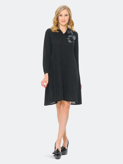 Rt Designs Black Hooded Dress