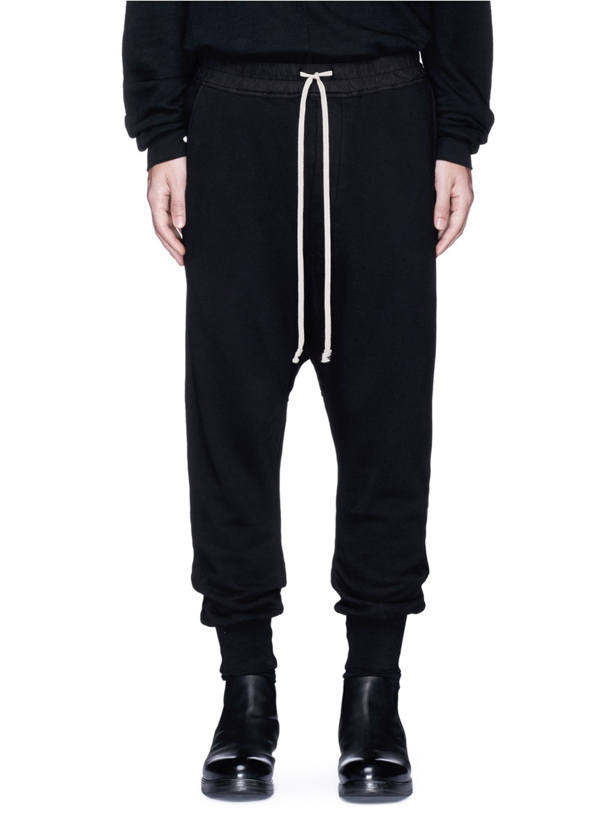 rick owens cargo joggers