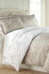 Southshore Fine Linens Winter Brush Duvet Set In Sand