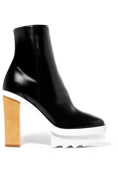 Stella Mccartney Faux Leather Platform Ankle Boots Modesens