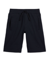 Dolce & Gabbana Kids' Boy's Jersey Shorts W/ Logo Patch In Navy