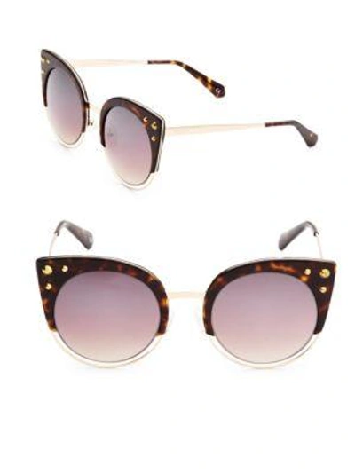 Balmain 52mm Cat Eye Sunglasses In Tortoise Yellow