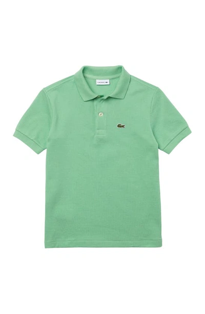 Lacoste Kids' Pique Cotton Polo In Liamone