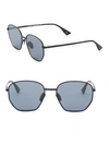 Karen Walker 55mm Ottoman Sunglasses In Matte Black