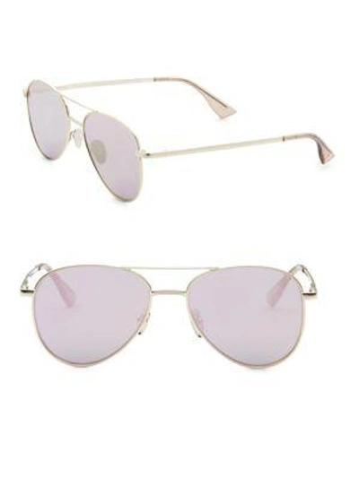 Karen Walker 54mm Imperium Aviator Sunglasses In Blue