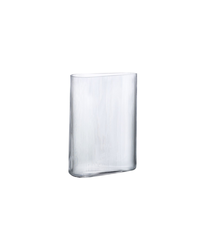 Nude Glass Mist Tall Vase Clear