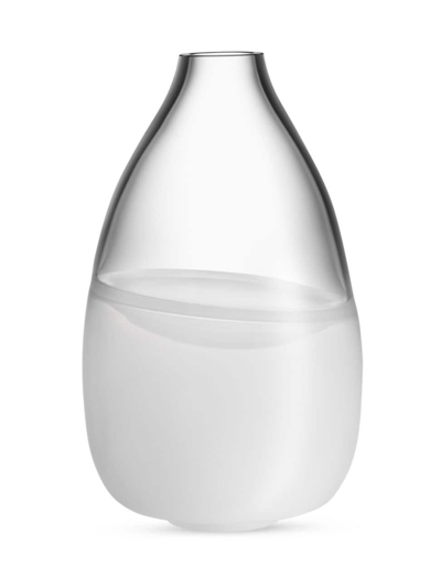 Kosta Boda Septum Glass Vase In White