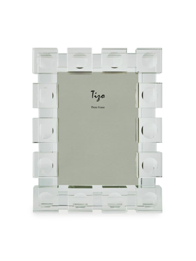 Tizo Clear Cubes Crystal Glass 5 X 7 Picture Frame