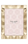 Kate Spade South Street 8" X 10" Gold Scallop Picture Frame
