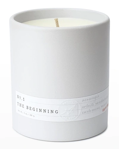 Aerangis No. 0324 Aging Spirits Scented Candle, 8 Oz. In White