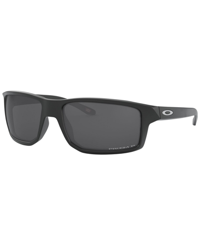 Oakley Man Sunglasses Oo9449 Gibston In Matte Black,prizm Black Polarized