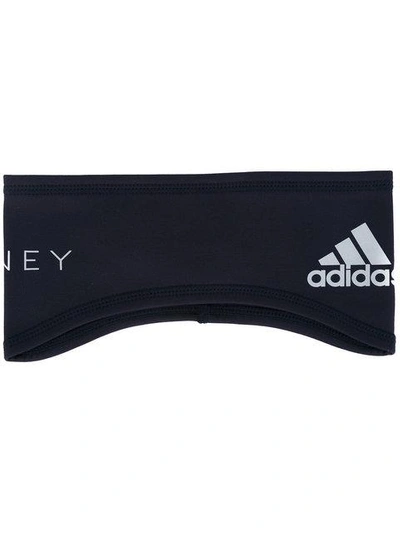 Adidas By Stella Mccartney Running Headband In Legend Blue