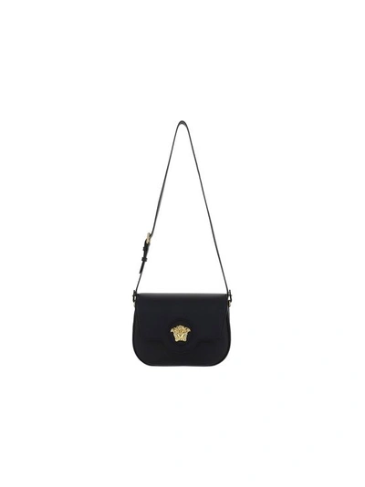 Versace Shoulder Bag In Nero-oro