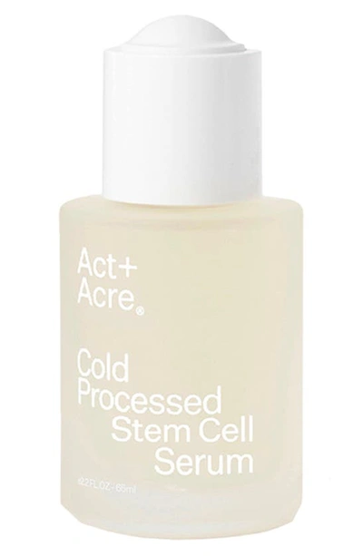 Act+acre Cold Processed Stem Cell Serum For Hair In Assorted