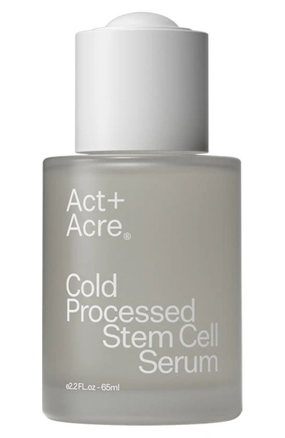 Act+acre Cold Processed Stem Cell Serum For Hair In Assorted