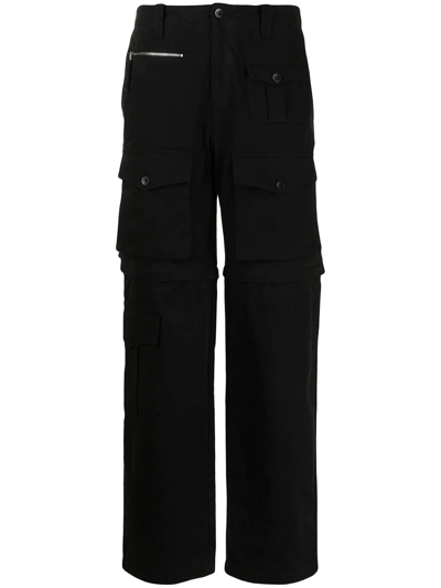 Phipps Straight-leg Convertible Trousers In Black