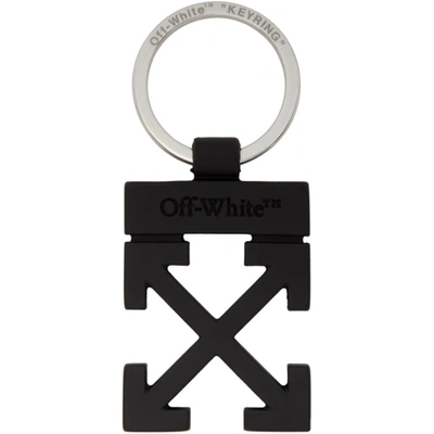 Off-white Black Arrows Keychain In Black No Color