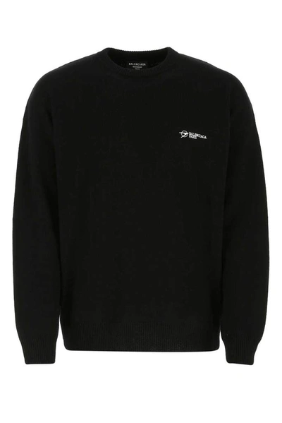 Balenciaga Black Cashmere Sweater  Nd  Uomo S
