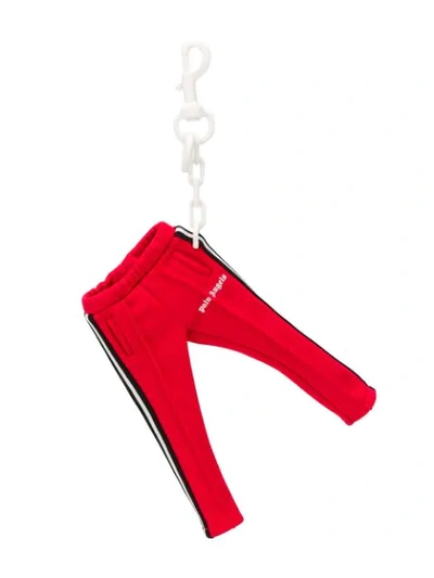 Palm Angels Track Pants Keyring In Red