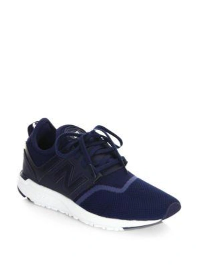 New Balance 247 Knit Sneakers In Navy