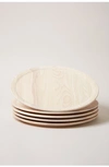 Farmhouse Pottery Crafted Wooden Charger In White