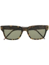 Thom Browne Tortoise Sunglasses In Brown