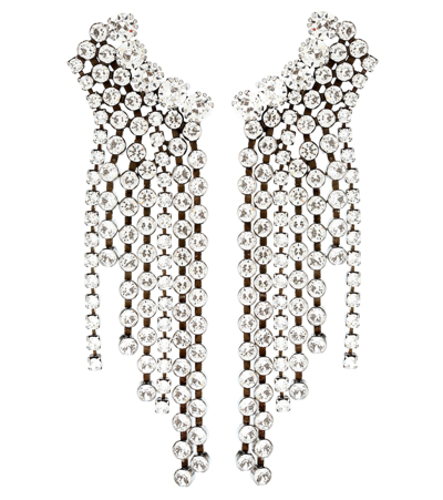 Isabel Marant A Wild Shore Crystal Earrings In Silver