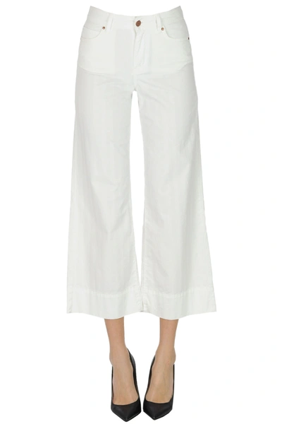 Atelier Cigala's Cropped Cotton Trousers In White