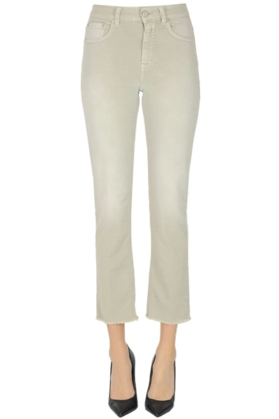 Closed Cropped Slim Jeans In Dove-grey