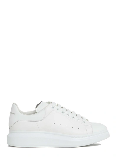 Alexander Mcqueen Leather Sneakers In White