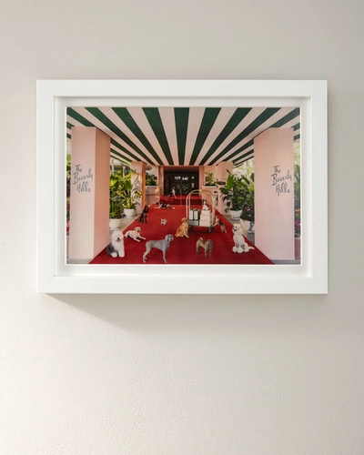 Gray Malin Dogs At The Beverly Hills Hotel" Mini Giclee Print"