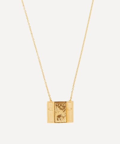 Alex Monroe Gold-plated Secret Doorway Pendant Necklace