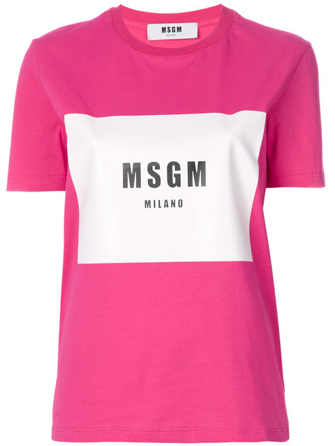 Msgm Logo T-shirt | ModeSens