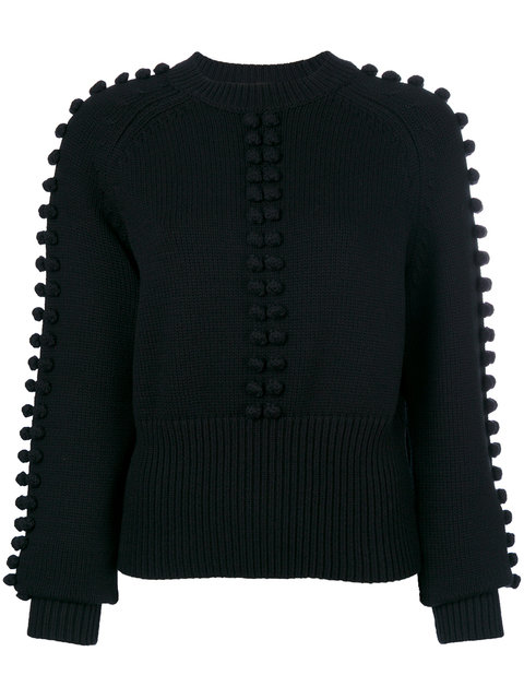 Chloé Pompom Knit Sweater | ModeSens