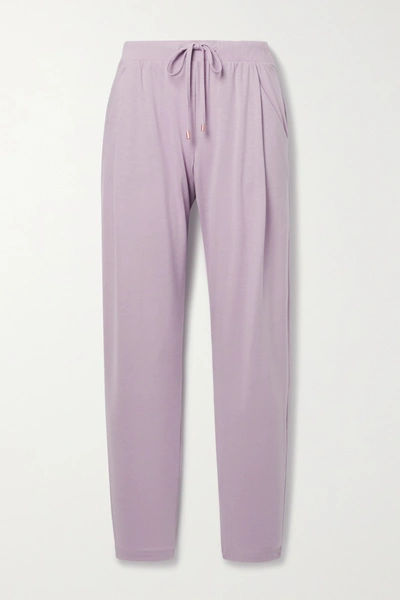 Hanro Cotton And Modal-blend Pajama Pants In Pink