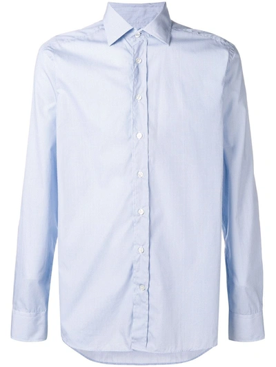 Etro Buttoned Long-sleeve Shirt In Blue