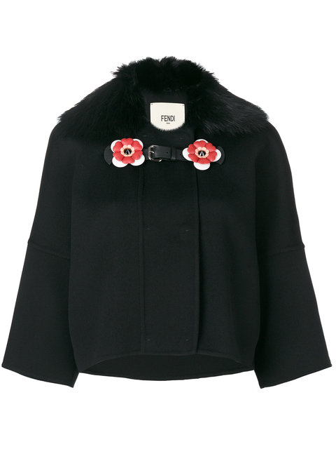 Fendi Floral Embellished Jacket | ModeSens