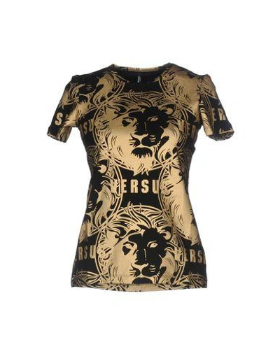 Versus T-shirt In Black